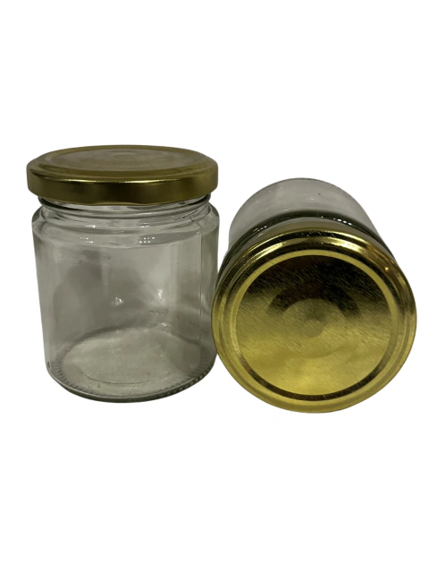 Frasco morronero tapa dorada 200ml