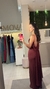 Vestido costas abertas - Marsala na internet