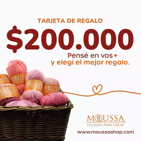 TARJETA DE REGALO DE 200000 - comprar online