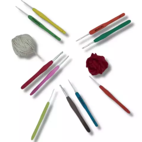 Aguja Crochet Mango C/Silicona - comprar online