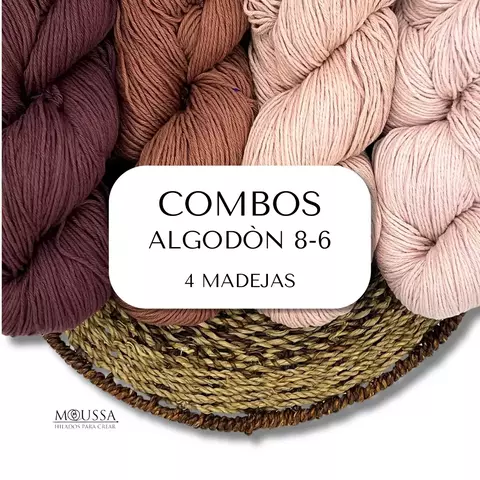 Combo Alg Cotton 8/6 x 4 Unid - comprar online