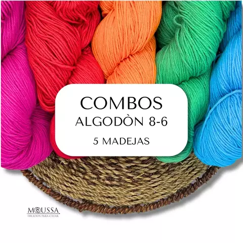 Combo Alg Cotton 8/6 x 5 Unid - comprar online