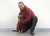Moletom vermelho Adote para pets na internet