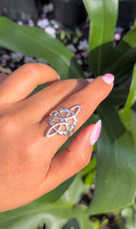 Anillo nudo de bruja big