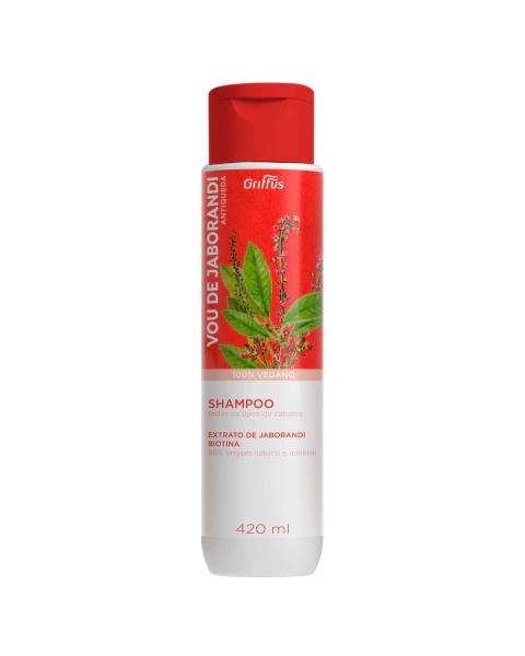 Shampoo Antiqueda Vou De Jaborandi 420 ml - Griffus