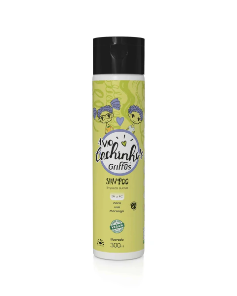 Shampo de Limpeza Suave Amo Cachinhos 300 ml - Griffus