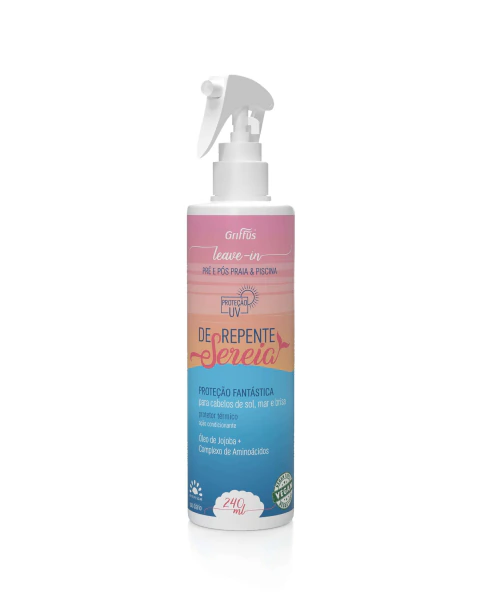 Fluido Leave-in com Filtro Solar De Repente Sereia 240 ml - Griffus