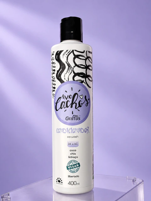 Condicionador com Filtro Solar Amo Cachos 400 ml - Griffus