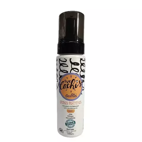 Mousse Cachos Perfeitos Amo Cachos Griffus - Definição, Volume Controlado e Antifrizz (200ml) - comprar online