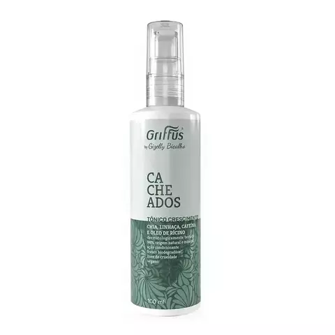 Tônico Capilar Crescimento Cacheados Griffus by Gizelly Bicalho - Estímulo, Força e Hidratação desde a Raiz - 100ml - comprar online