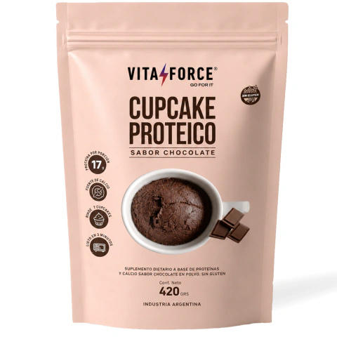 Cupcake Proteico Sabor Chocolate