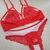 Conjunto Josana Sem Bojo de Renda e Tule - Regalo Presentes