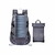 Mochila com Placa Solar 30L 6,5W 5V Dobrável Cinza na internet