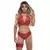 Imagem do Conjunto Cropped Rendado Com Persex Sensual Love