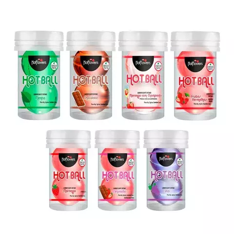 Hot Ball Aromas e Sabores - Bolinha Explosiva Hot Flowers - comprar online