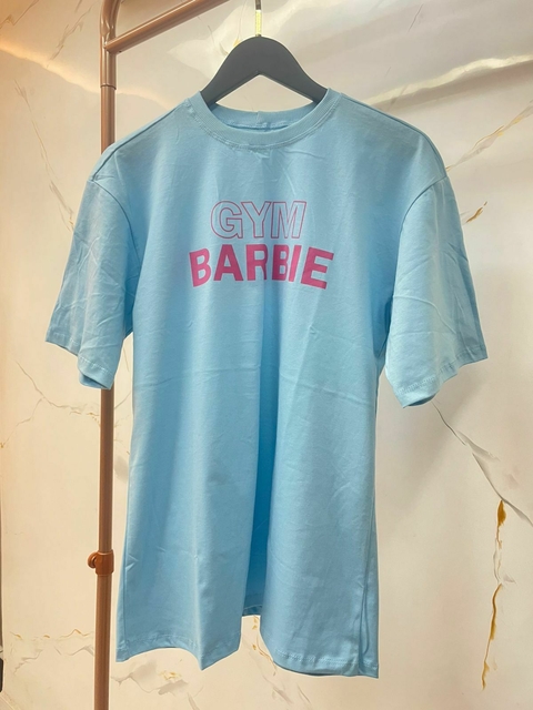 Blusa Oversized Gym Azul Bebe Barbie - comprar online