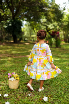 Vestido Infantil Médio Crepe toque Seda (Dua) - MAYA - comprar online