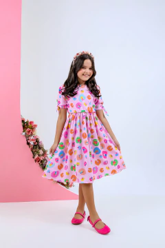 Vestido Crepe Toque Seda (Dua) Animal print - MAYARA