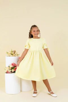 Vestido Alfaiataria (Dua) Amarelo Manteiga - NADIA