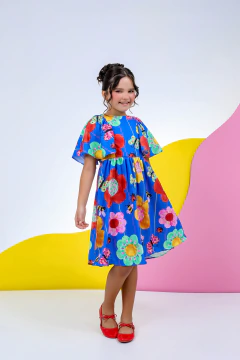 Imagem do Vestido Infantil Médio Estampado Joaninhas - MARIANA