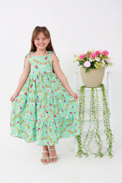 Vestido Midi Estampado Joaninhas - ARIELE