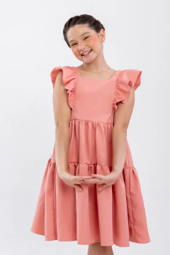 Vestido Alfaiataria (Dua) Cor única - VESTIDO ISABELLA na internet