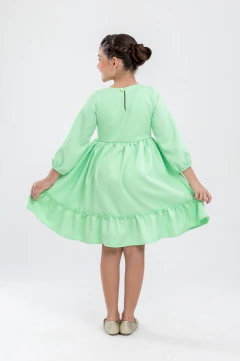Vestido Alfaiataria (Dua) Verde Menta - ANA VITÓRIA - comprar online