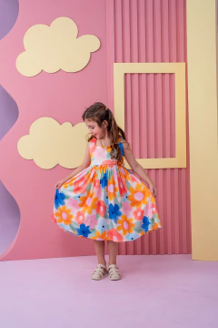 Vestido Infantil Malha Canelada Premium (Dua) - NAIARA