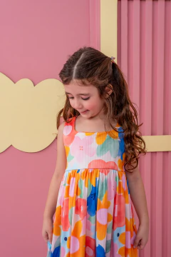 Vestido Infantil Malha Canelada Premium (Dua) - NAIARA na internet