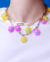 Colar Drip Silver - rosa e amarela - comprar online