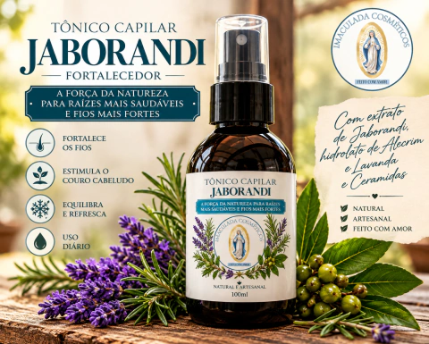 Tônico Capilar Jaborandi - Imaculada Cosméticos