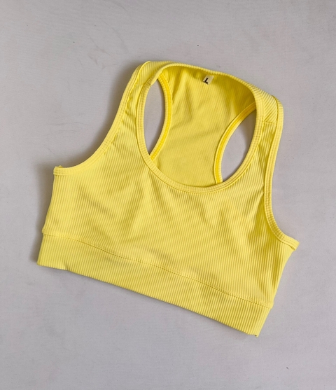 Top miami amarillo pastel - comprar online