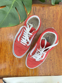TÊNIS VANS OLD SKOOL VERMELHO - loja online