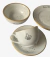 Jogo café da manhã (xícara de chá, pratinho e bowl) - Flor de Primavera Porcelanas Personalizadas