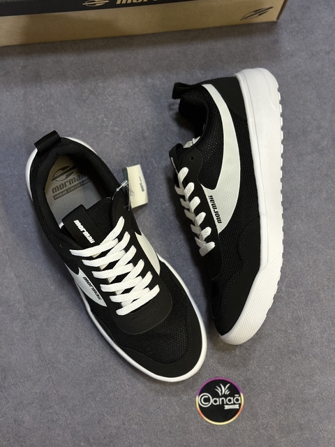Tênis Mormaii Flexer - Preto Branco - comprar online