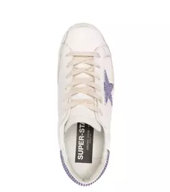 Golden Goose Super-star Blanco Talón Piedras (Parche Estrella Piedras) - tienda en línea
