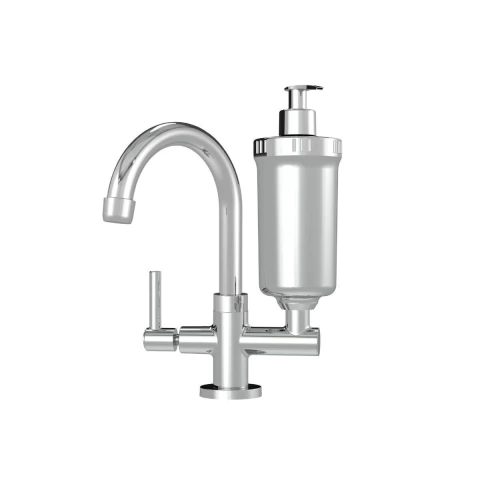 Torneira Mesa Dispenser Sab Liq Real C70 Cromada