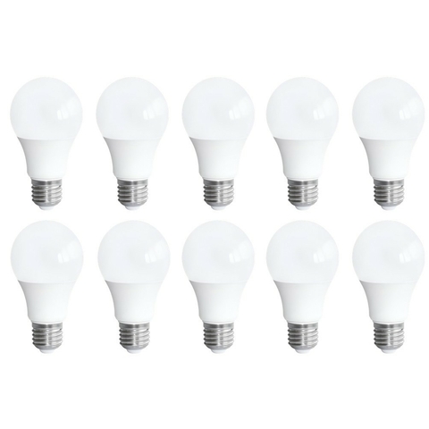 Kit 10 Lampadas LED Bulbo A60 Maxxy 15W 6500K Branco Frio