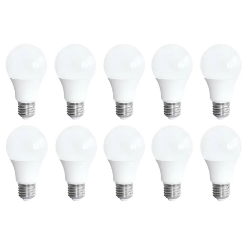 Kit 10 Lampadas LED Bulbo A60 Maxxy 15W 6500K Branco Frio