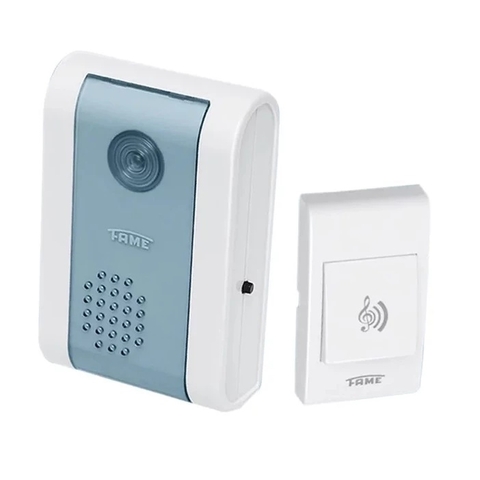Campainha musical wireless fame com controle remoto sem fio 32 melodias
