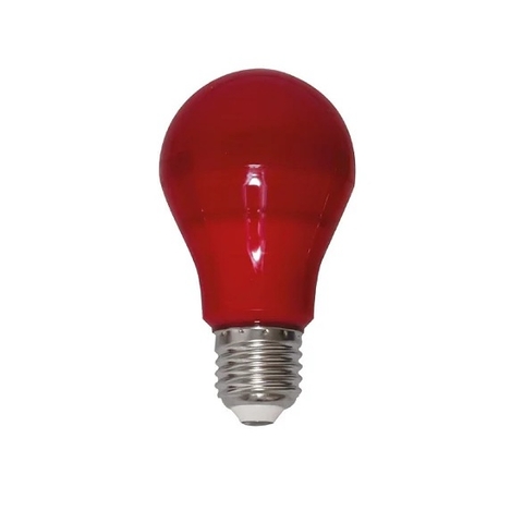 Lampada LED Decorativa A60 Briled E27 7W Bivolt Vermelha
