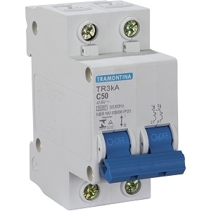 Disjuntor Din Tramontina 2X50A Curva C