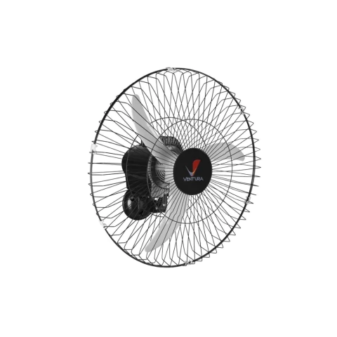 Ventilador de Parede Venti-Delta 60 cm Oscilante 3 Pás Preto – 127/220 V
