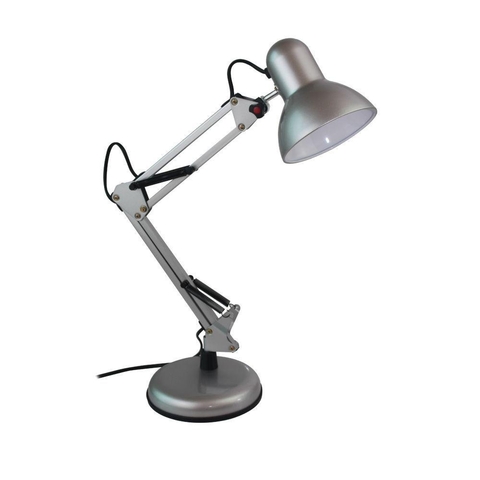 Luminaria Mesa Articulavel Alfacell E27 Prata