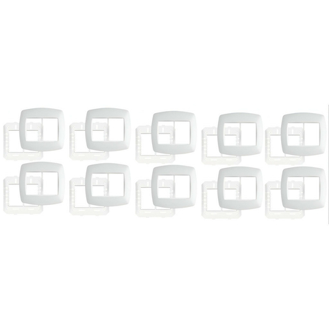 Kit 10 Placas 4x4 6 Modulos Horizontais Fame Elegance