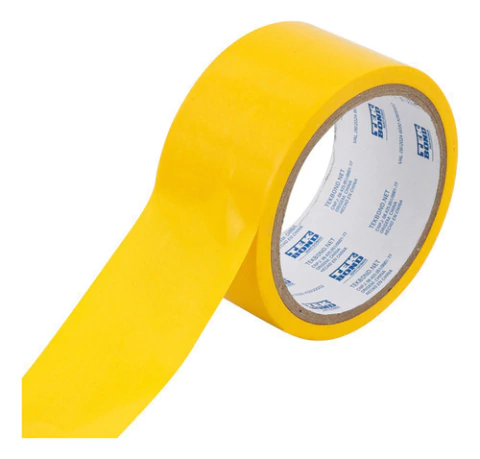 Fita demarcação de solo tekbond 48x15m amarela