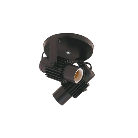 SPOT SEXTAVADO SHIN TECH 2X E27 PRETO