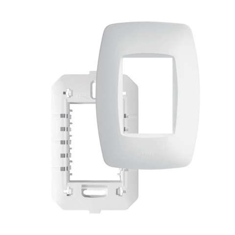 Kit placa 4x2 interruptores e tomadas 10A e 20A Elegance