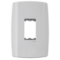 Placa 4x2 1 Modulo Vertical Com Suporte ILUMI SLIM