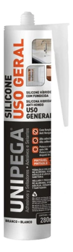 Cola Silicone Unipega 280ml Transparente